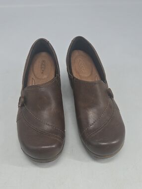 Keen Mora Leather Clogs Brown Leather Slip-Ons 7.5